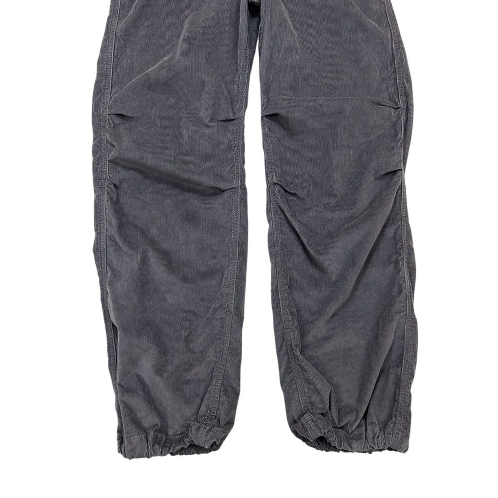 Hollister Adjustable Rise Parachute Baggy Corduroy Jogger Pants Gray Size Small - Picture 4 of 9